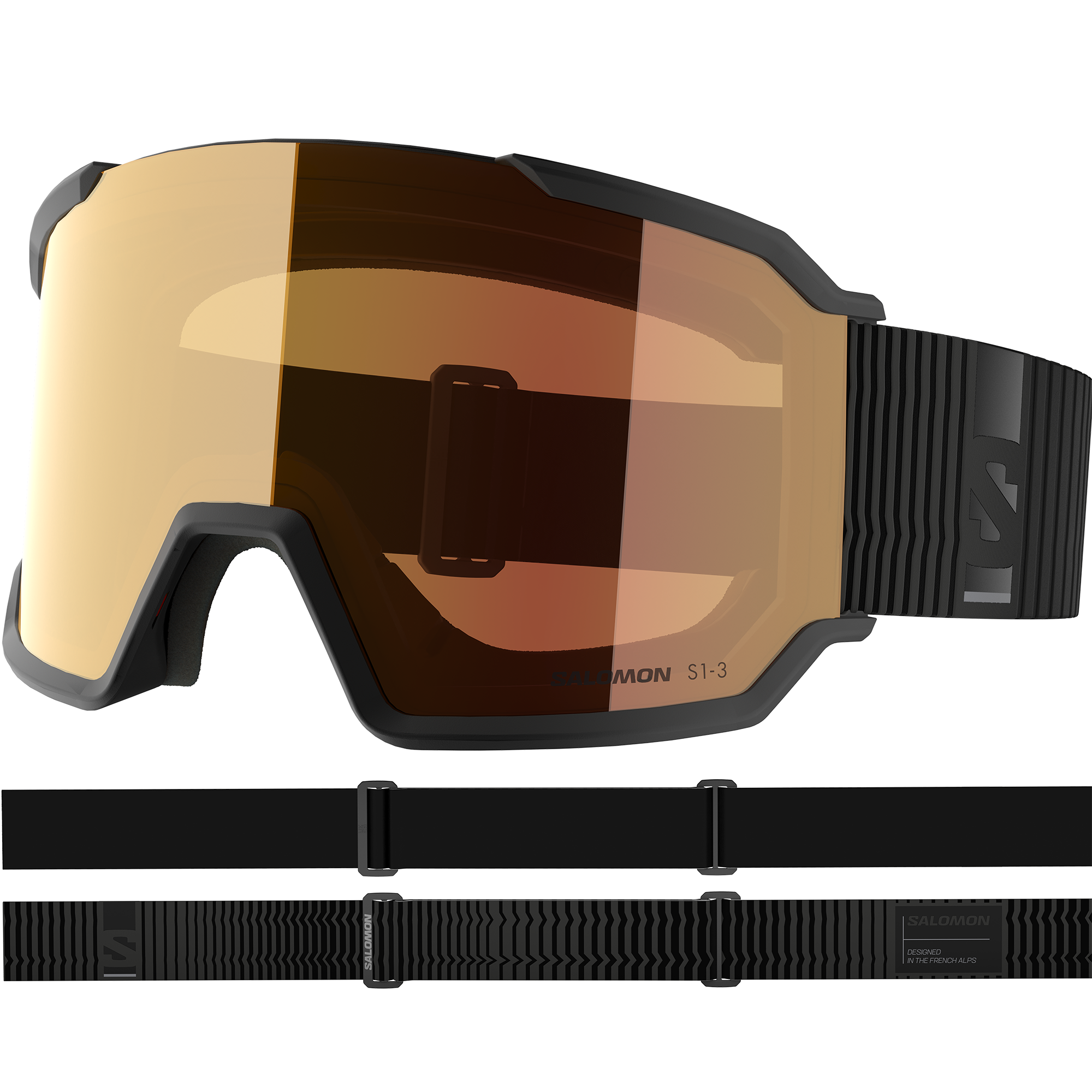 S/VIEW 3 PHOTOCHROMIC - Black - Unisex - Goggles - Salomon AUS