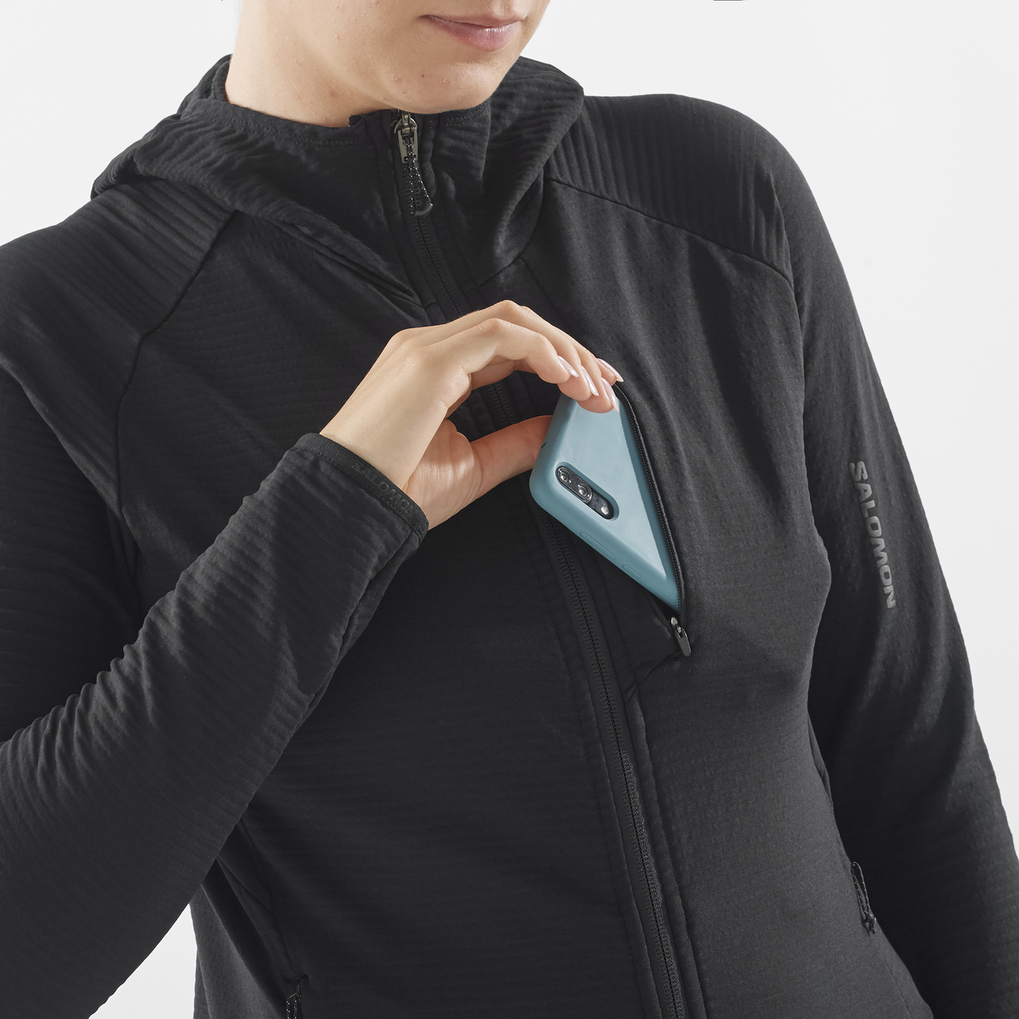 ESSENTIAL LIGHTWARM FULL ZIP HOODIE WOMEN'S