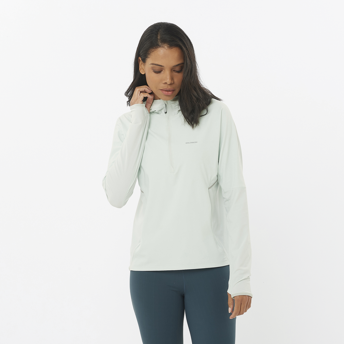 SENSE AERO HYBRID HALF ZIP HOODIE WOMEN'S