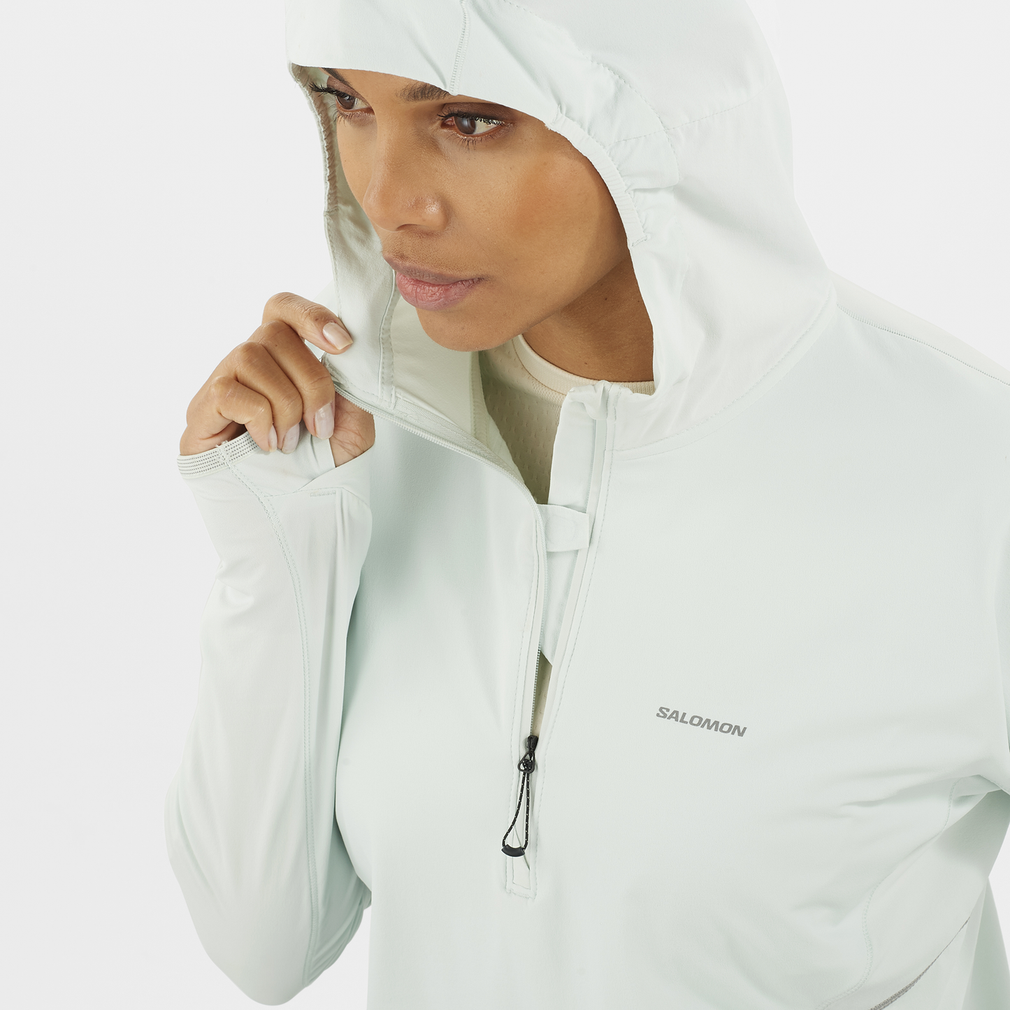 SENSE AERO HYBRID HALF ZIP HOODIE WOMEN'S