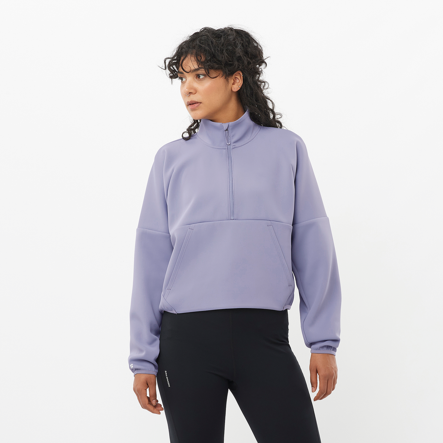 SHAKEout HALF-ZIP CROP SWEATER WOMEN'S