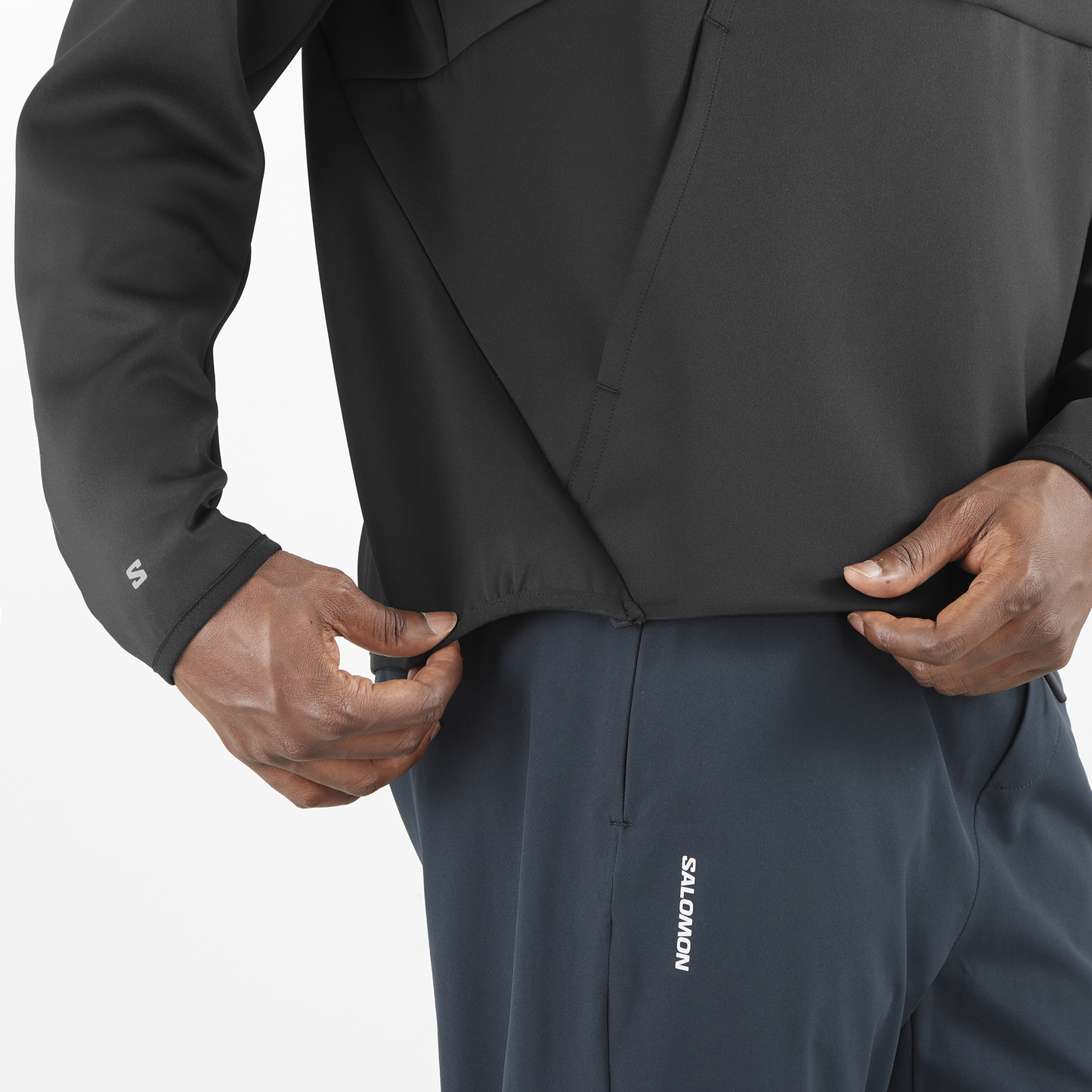 SHAKE HALF ZIP HOODED SWEATER MEN'S