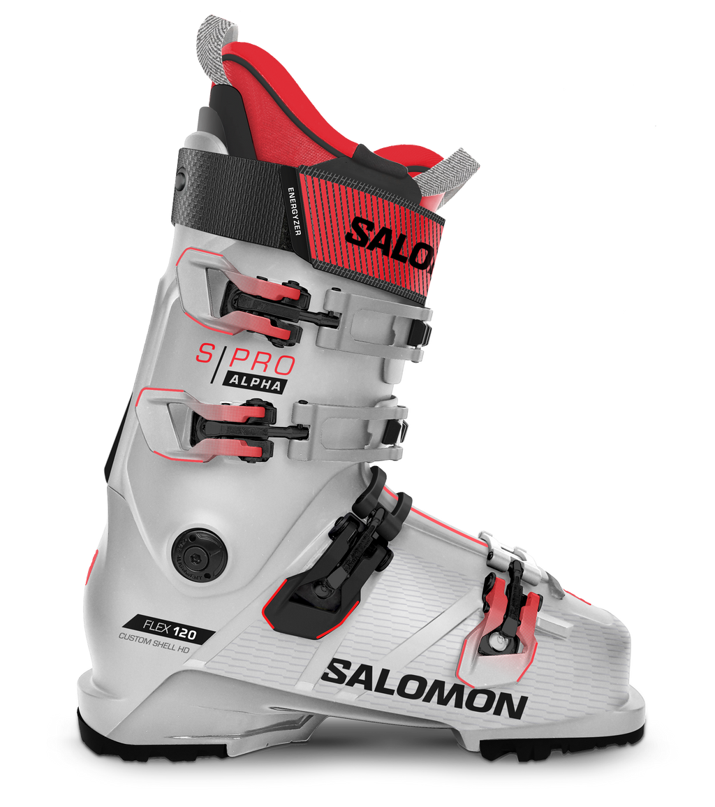 S/PRO ALPHA 120 - Gray Aurora Red Black - Mens - Alpine Boots