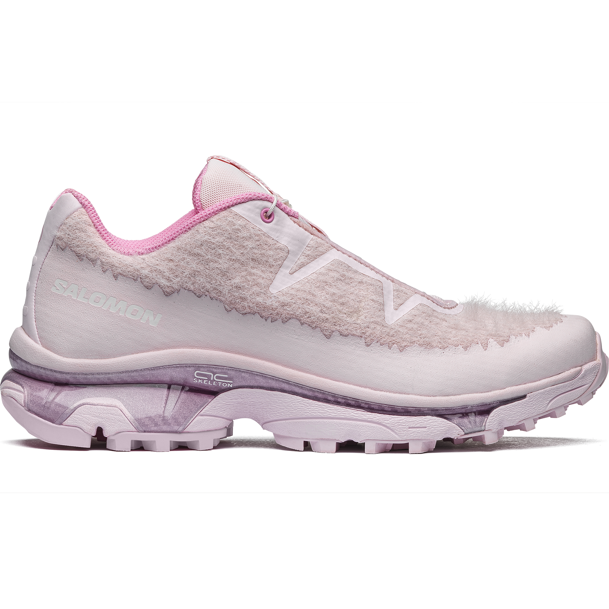 Pink on sale salomon shoes