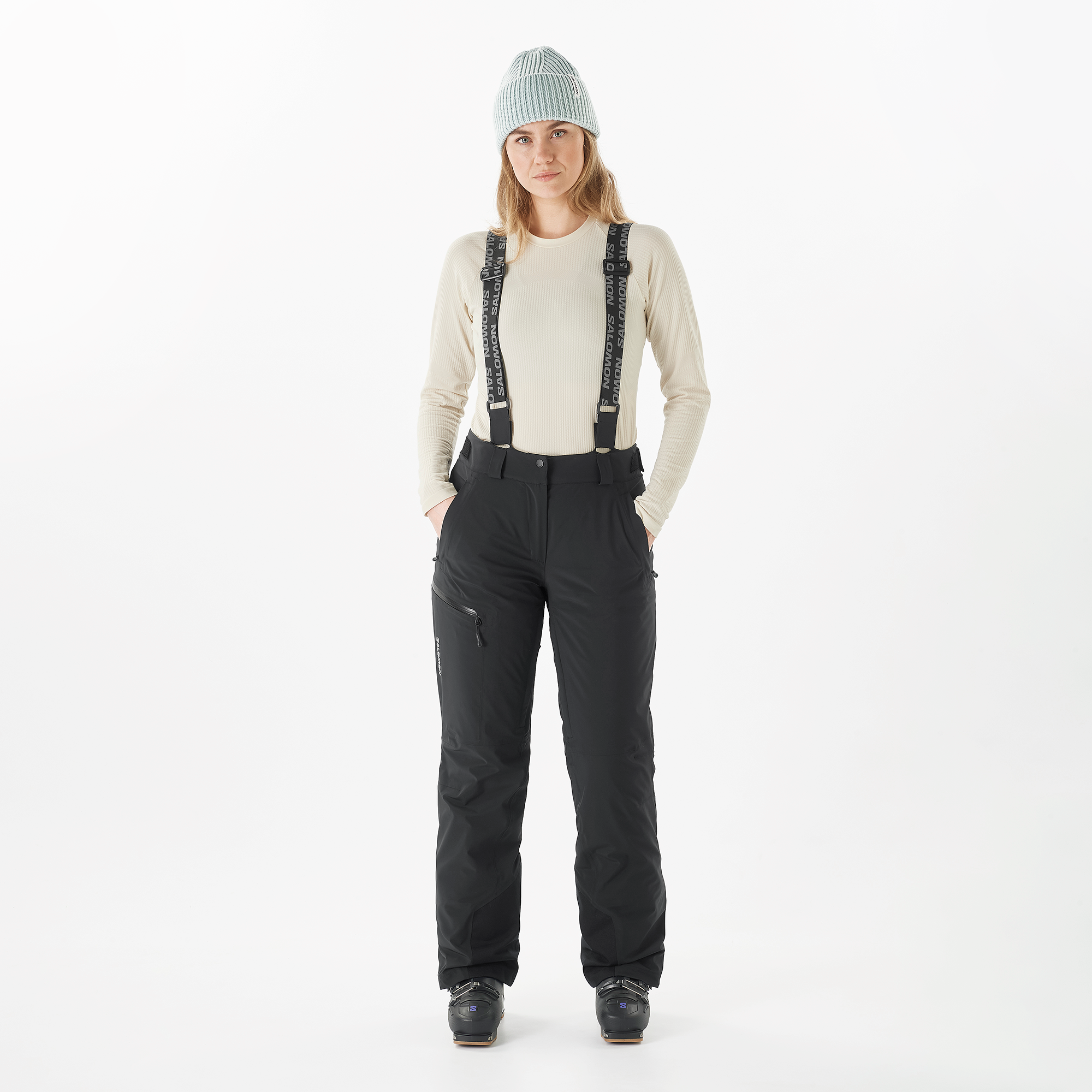 Salomon Brilliant Suspenders Insulated Ski Pants - Men's