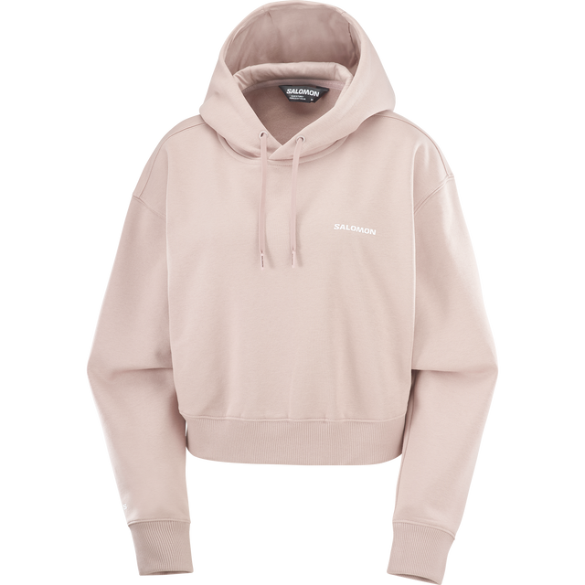 SALOMON LOGO SHORT HOODIE WOMEN'S