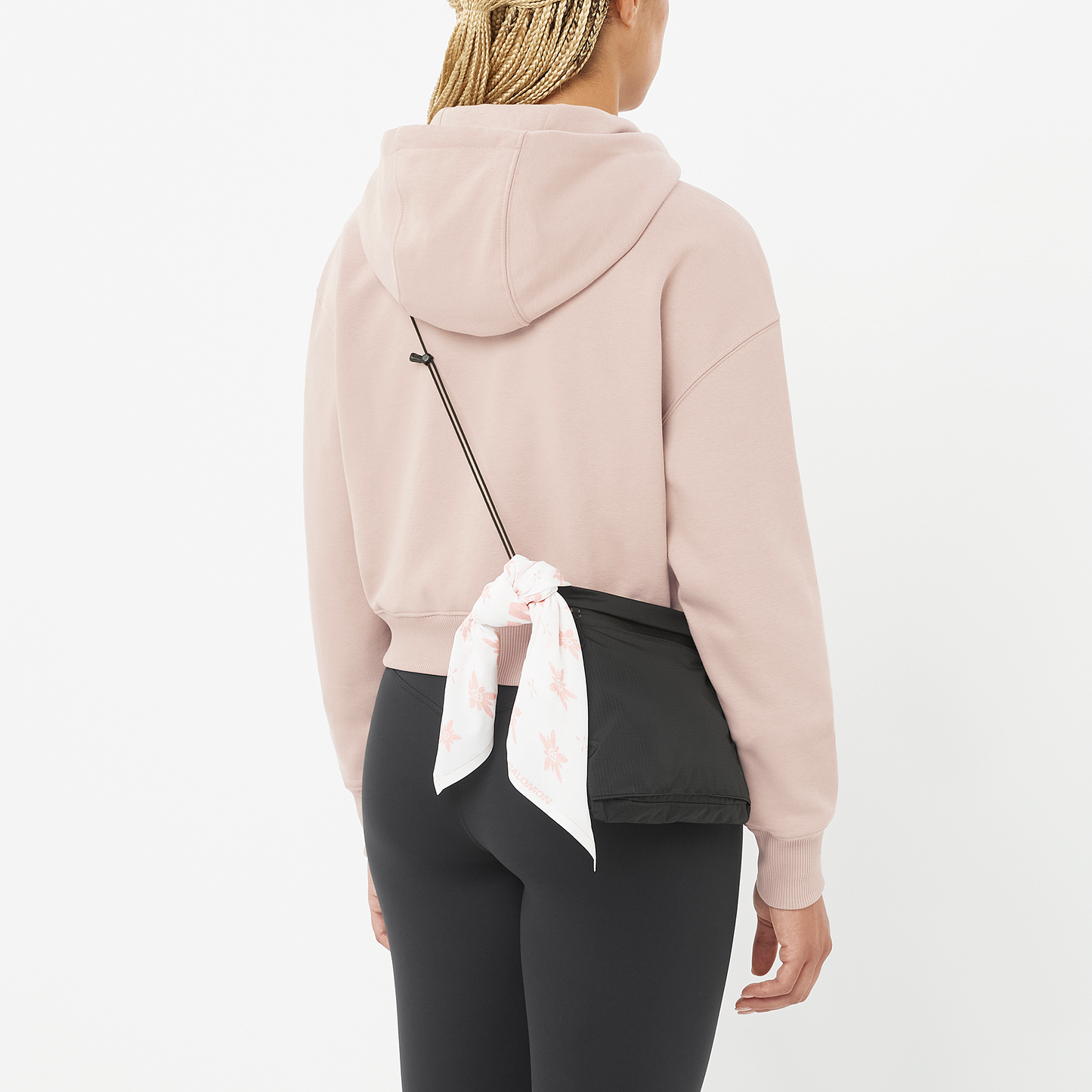 SALOMON LOGO SHORT HOODIE WOMEN'S