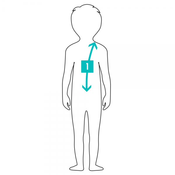 How to measure - Kid's Back Protection